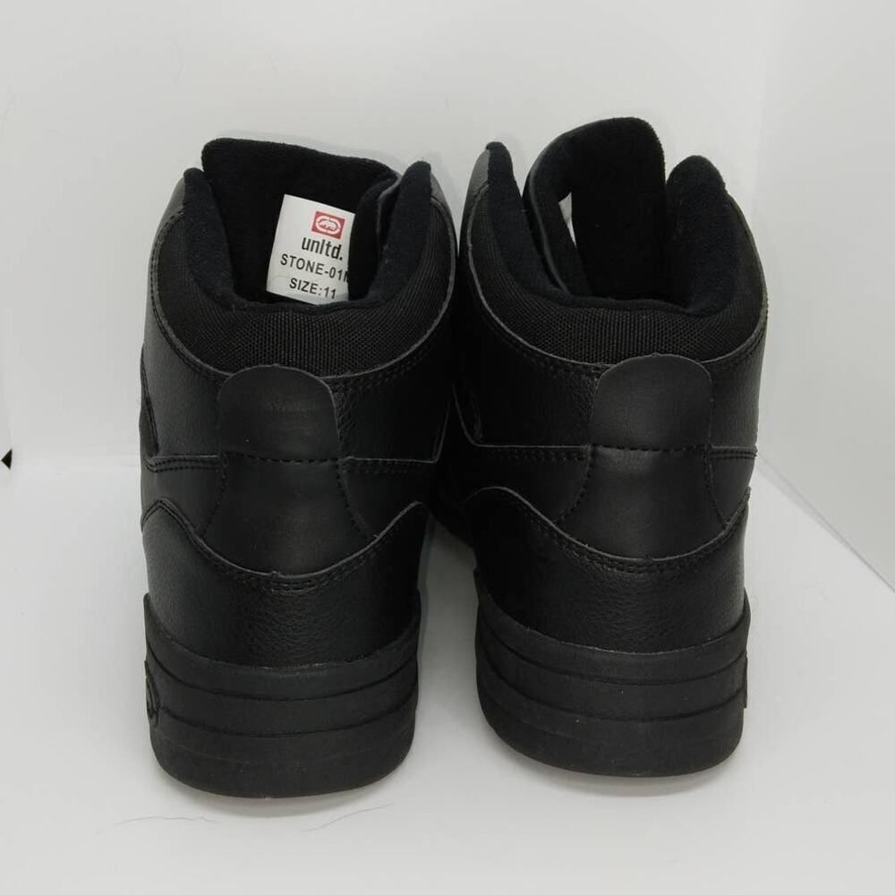 Mark Ecko Designer Mens NEW Triple Panther Black Hi Top Sneakers - sz. 11 - Picture 4 of 6